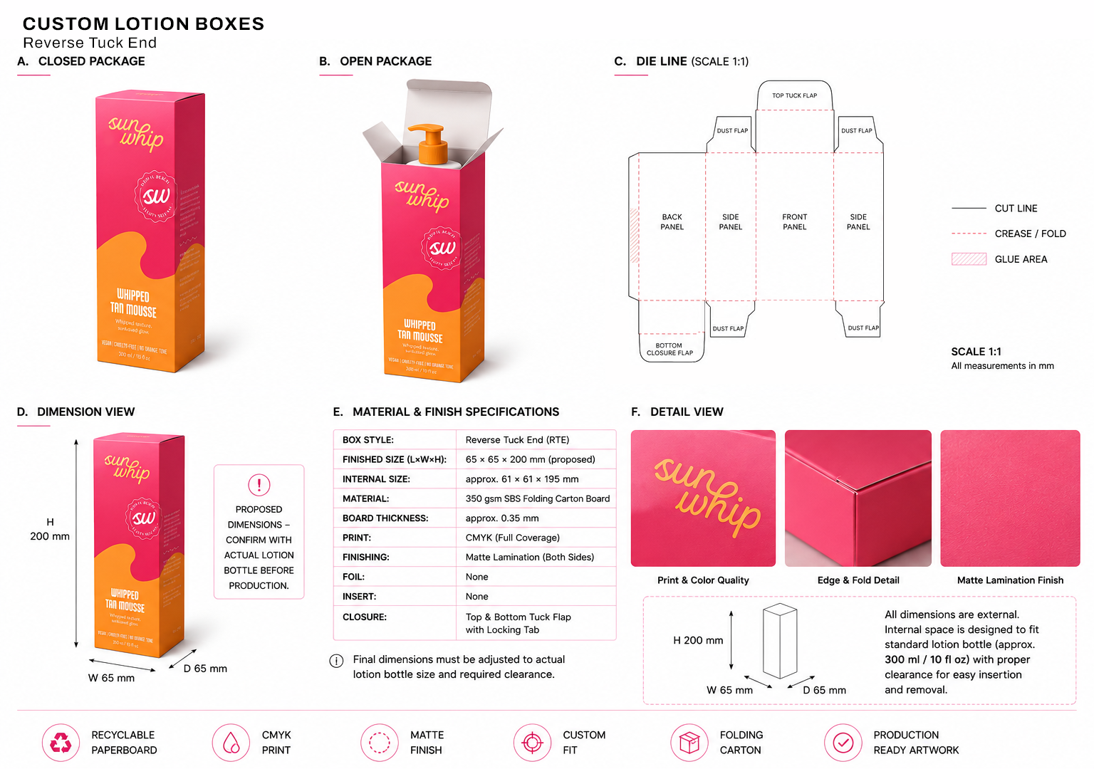 Lotion Boxes - - Boxes Me NYC